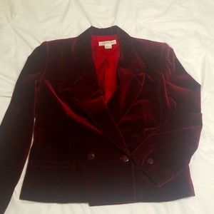 Velvet blazer